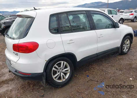 2012 Volkswagen Tiguan S из США, поврежденный, VIN WVGBV7AX5CW565694